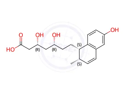 Chemical structure of Pravastatin Impurity 7(Pravastatin EP Impurity G)