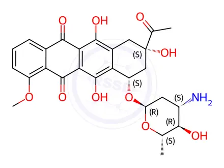 Chemical structure of Daunorubicin impurity 6