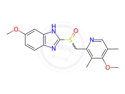 Chemical structure of Esomeprazole Impurity G