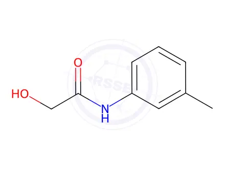 Chemical structure of 2-Hydroxy-n-(3-methylphenyl)acetamide