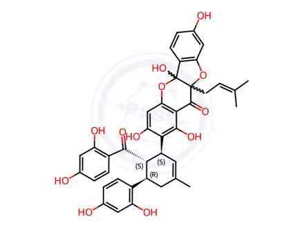 Chemical structure of Sanggenon D