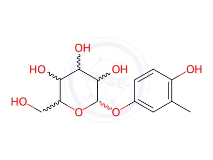 Chemical structure of Homoarbutin