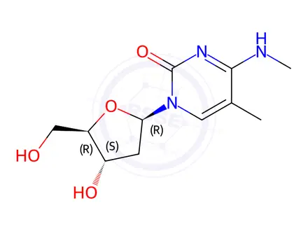 Chemical structure of N4,5-Dimethyldeoxycytidine