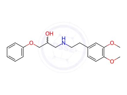 Chemical structure of Bevantolol Impurity 6(Hydrochloride)