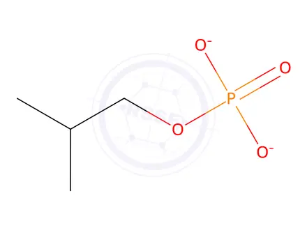 Chemical structure of diammonium isobutyl phosphate