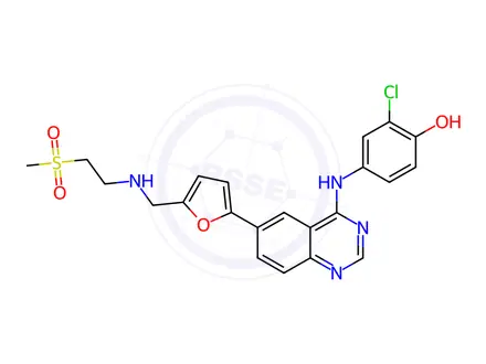 Chemical structure of Lapatinib Impurity 1