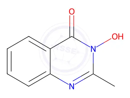 Chemical structure of 3-Hydroxy-2-methylquinazolin-4(3H)-one