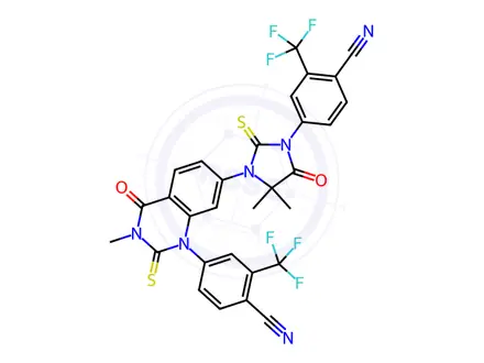 Chemical structure of Enzalutamide Open - loop impurity