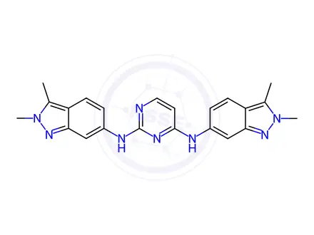 Chemical structure of Pazopanib Impurity 18