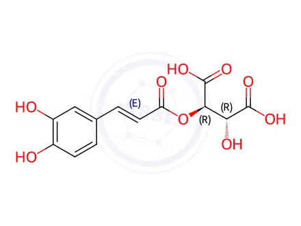 Chemical structure of Caftaric acid
