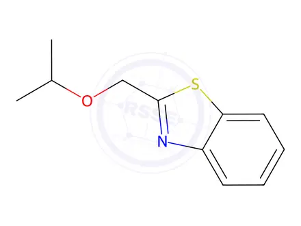 Chemical structure of Benzothiazole, 2-[(1-methylethoxy)methyl]-(9CI)