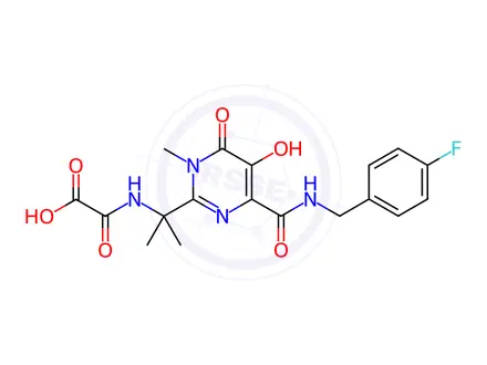 Chemical structure of Raltegravir EP Impurity D