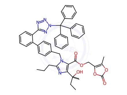 Chemical structure of Olmesartan cilexetil impurity 79