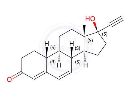 Chemical structure of Norethindrone Impurity 1 (Norethisterone EP Impurity A)