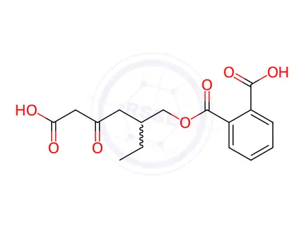 Chemical structure of Mono(5-carboxy-2-ethyl-4-oxopentyl) Phthalate