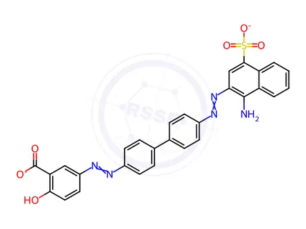 Chemical structure of Direct Orange 8