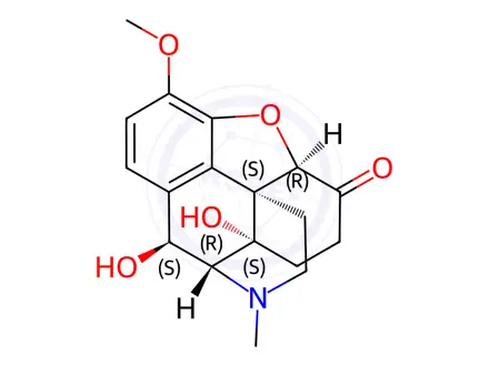 Chemical structure of 10-Hydroxyoxycodone