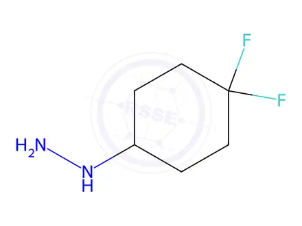 Chemical structure of (4,4-Difluorocyclohexyl)hydrazine dihydrochloride