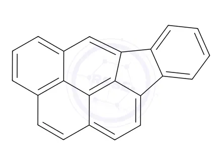 Chemical structure of Indeno(1,2,3-c,d)pyrene