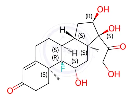 Chemical structure of Triamcinolone EP Impurity C