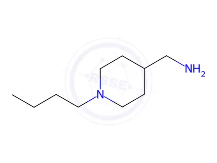 Chemical structure of 4-Aminomethyl-1-n-butylpiperidine 2hcl