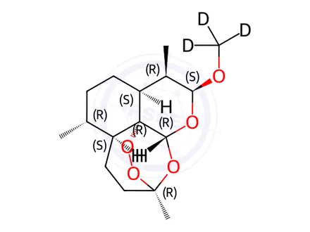 Chemical structure of Artemether-D3