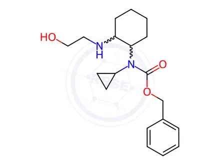 Chemical structure of Benzyl cyclopropyl(2-((2-hydroxyethyl)amino)cyclohexyl)carbamate