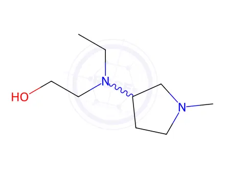Chemical structure of 2-(Ethyl(1-methylpyrrolidin-3-yl)amino)ethanol