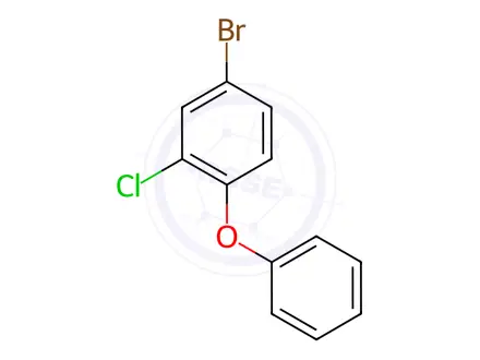 Chemical structure of 4-Bromo-2-chloro-1-phenoxybenzene