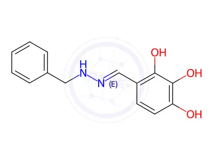 Chemical structure of 2,3,4-Trihydroxybenzaldehyde 2-Benzylhydrazone