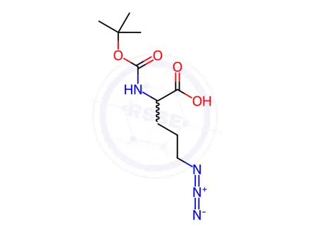 Chemical structure of Boc-δ-azido-Nva-OH