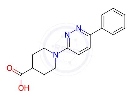 Chemical structure of 1-(6-Phenylpyridazin-3-yl)piperidine-4-carboxylic acid