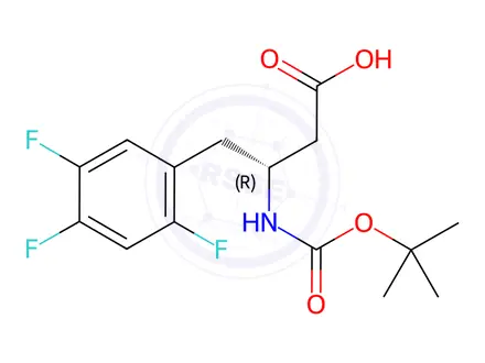 Chemical structure of Sitagliptin Impurity 15
