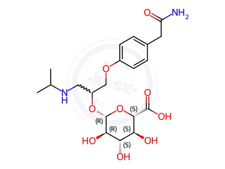 Chemical structure of Atenolol Glucuronide