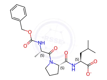 Chemical structure of N-CBZ-ALA-PRO-LEU DICYCLOHEXYLAMMONIUM SALT