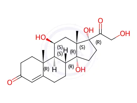 Chemical structure of Hydrocortisone EP Impurity I
