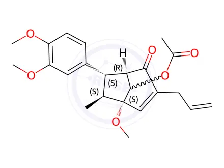 Chemical structure of Puberulic Acid Impurity 33 (Puberulin A)