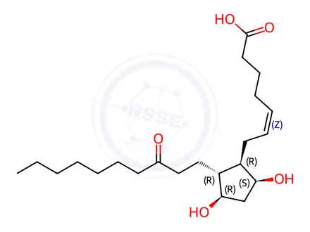 Chemical structure of Alprostadil Impurity 20