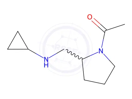 Chemical structure of 1-(2-((Cyclopropylamino)methyl)pyrrolidin-1-yl)ethanone