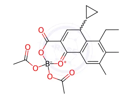 Chemical structure of Moxifloxacin Impurity I