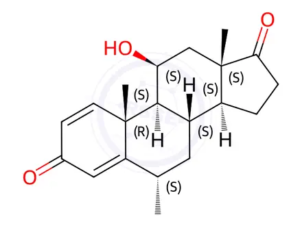 Chemical structure of Methylprednisolone Impurity 5
