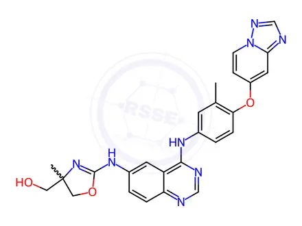 Chemical structure of Tucatinib Impurity 1