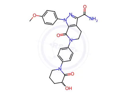 Chemical structure of Apixaban Impurity 203