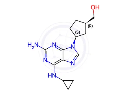 Chemical structure of Abacavir Impurity E