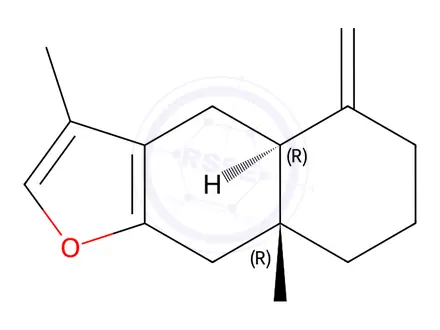 Chemical structure of Atractylon