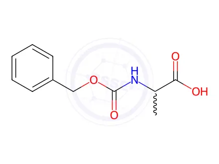 Chemical structure of Z-DL-ALA-OH