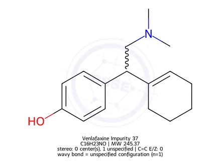 Chemical structure of Venlafaxine Impurity 37