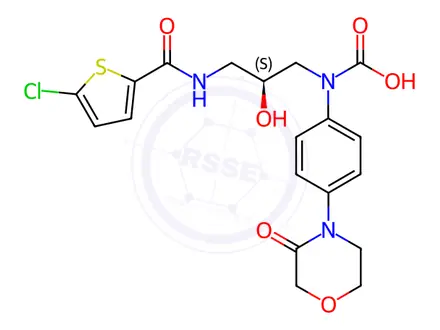 Chemical structure of Rivaroxaban Impurity 28