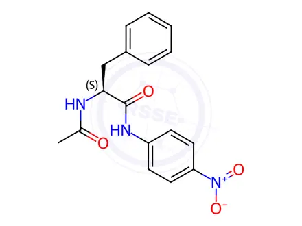 Chemical structure of Ac-Phe-pNA