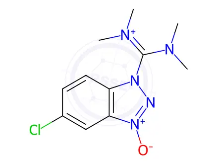 Chemical structure of HCTU